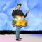 Mr. Taco Food Truck Adult Costume Tunic for Funny Foodie Halloween Outfit